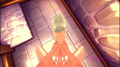 (Тұзақ) Эльвиялық қызметші сізге бетіңізді жууға көмектеседі.